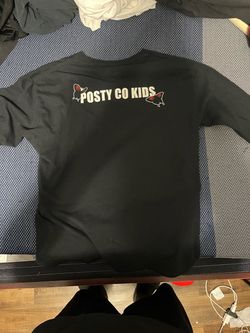Posty Co Kids Black Graphic T-Shirt