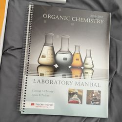 Organic Chemistry Laboratory Manual