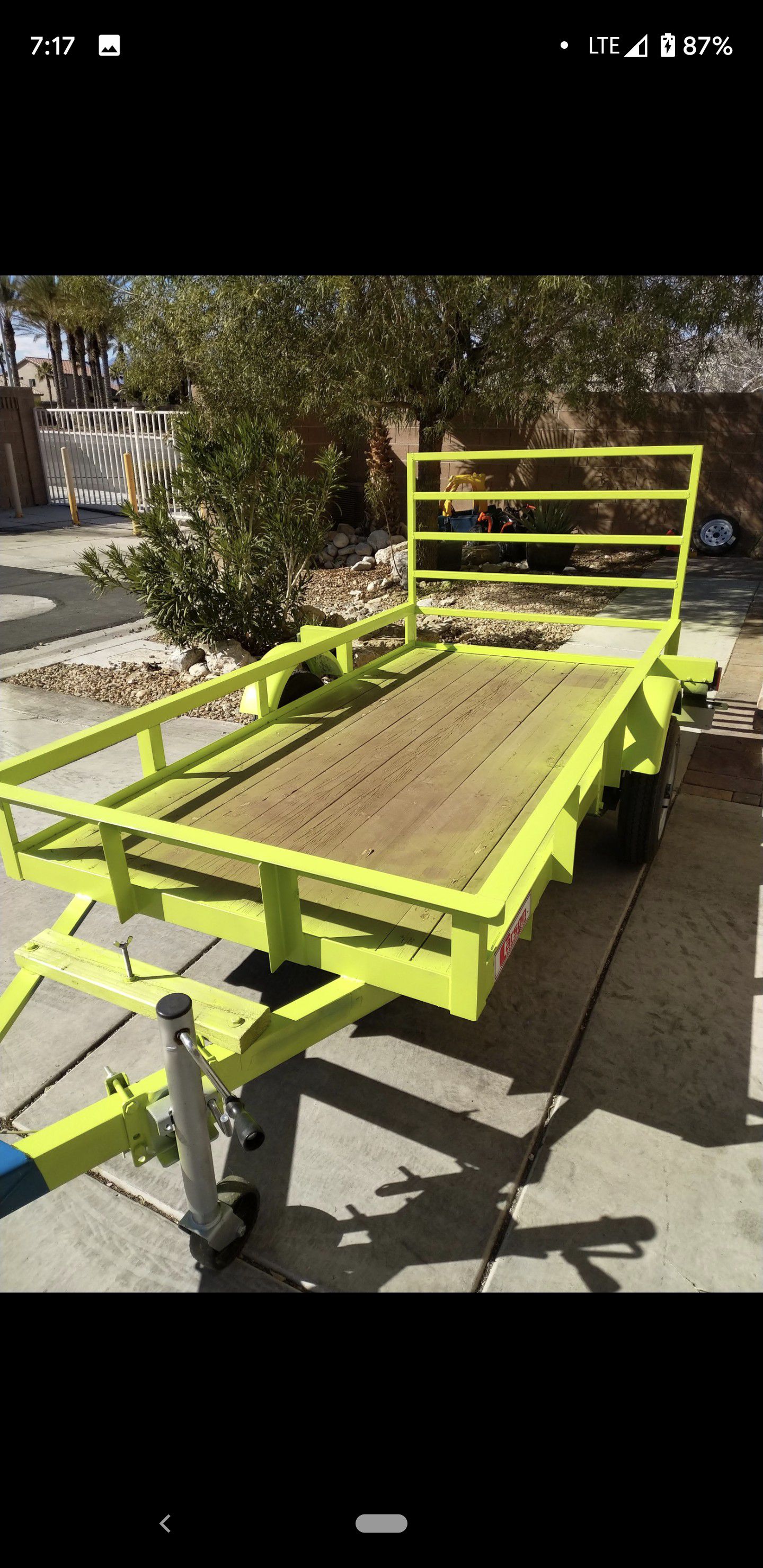 Atv utility trailer up for sale