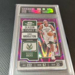 0995 Khris Middleton basketball card