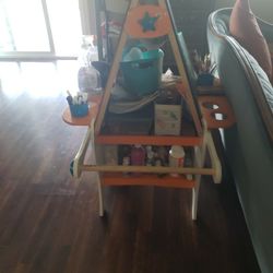 Brand Alex rolling Cart Easel And Chalk Board