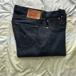 Levis 501 Blue Shrink To Fit