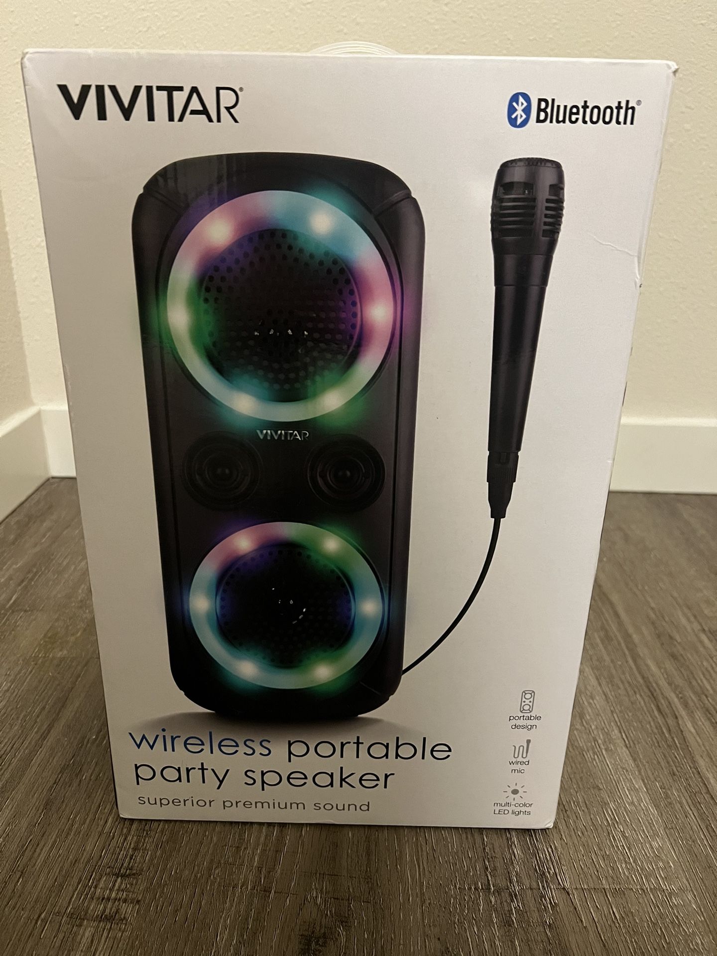 Vivitar Wireless Portable Party Speaker - Superior Premium Sound
