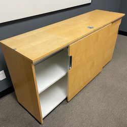 Heavy duty cabinet with sliding doors