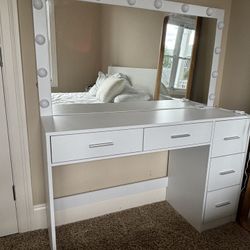 White Vanity