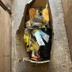 Box Of Random Fishing Gear