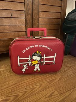 Kids suitcase vintage luggage