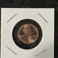 One Uncirculated 2025 P Mint Penny