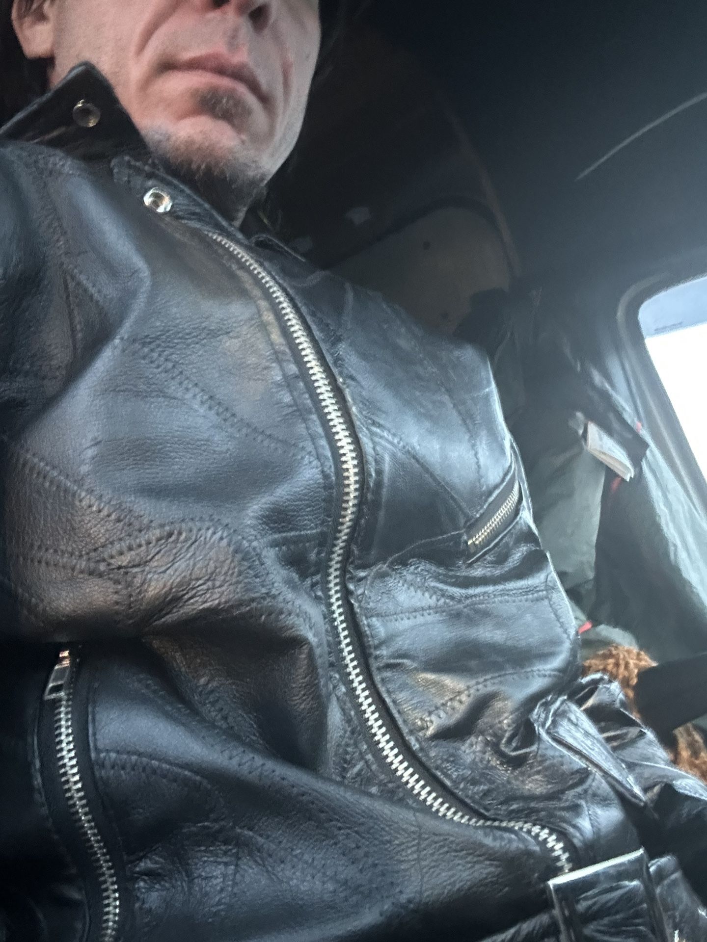 Biker Motorcycle Jacket- Divorce Sale!