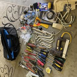 Tool bag with tools/hardware