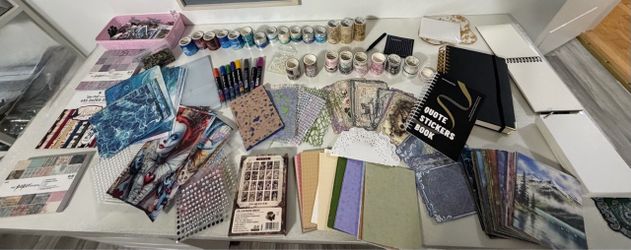 Large Scrapbooking and Junk Journal Supply Lot