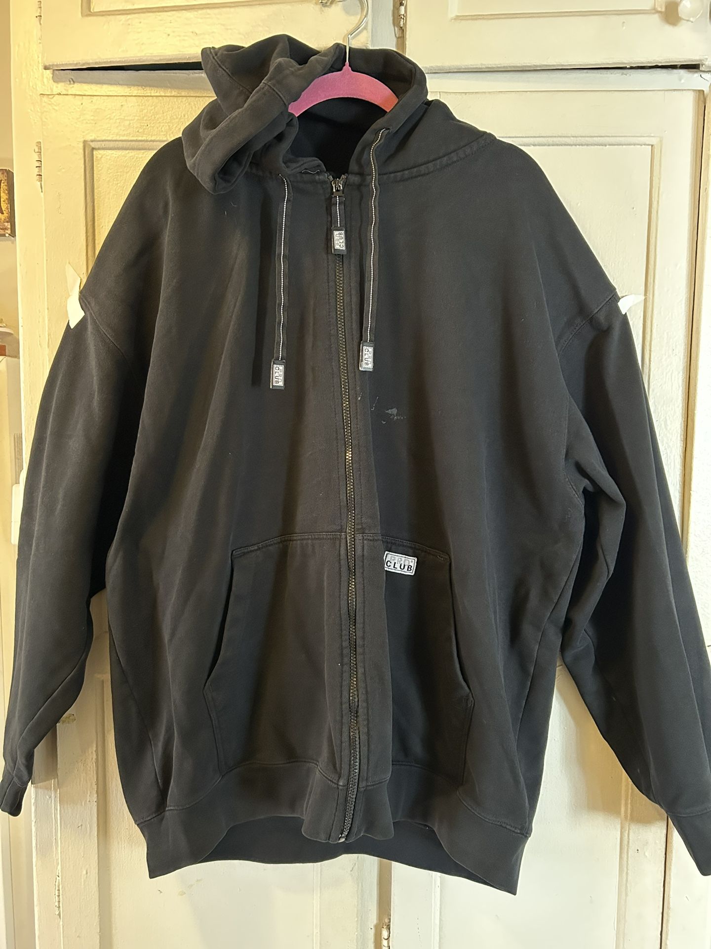 Pro Club Heavy Weight Oversized Zip Up Hoodie Streetwear Sz 3XL