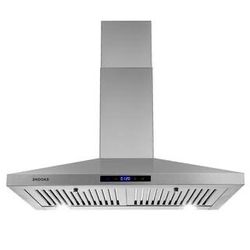 30 in. 350 CFM Ducted Wall Mount Stainless Steel Kitchen Range Hood in Sliver with Touch Panel [NEW]