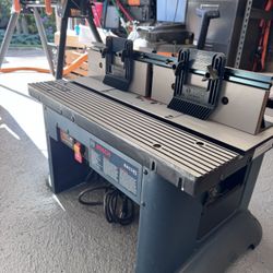 Bosch RA1181 Router Table + Ridgid R2910 Router – Excellent Condition