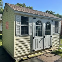 Heritage 8x12 Aframe Cottage Cream Shed (Serious Inquiries only)
