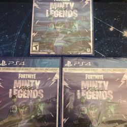 3  PS4 Fortnite Minty Legends Pack (Lathrop Pickup)