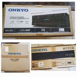 NEW - ONKYO DX-C390 6-Disc Carousel CD Player, Black. New In Box. 
I'm asking $315