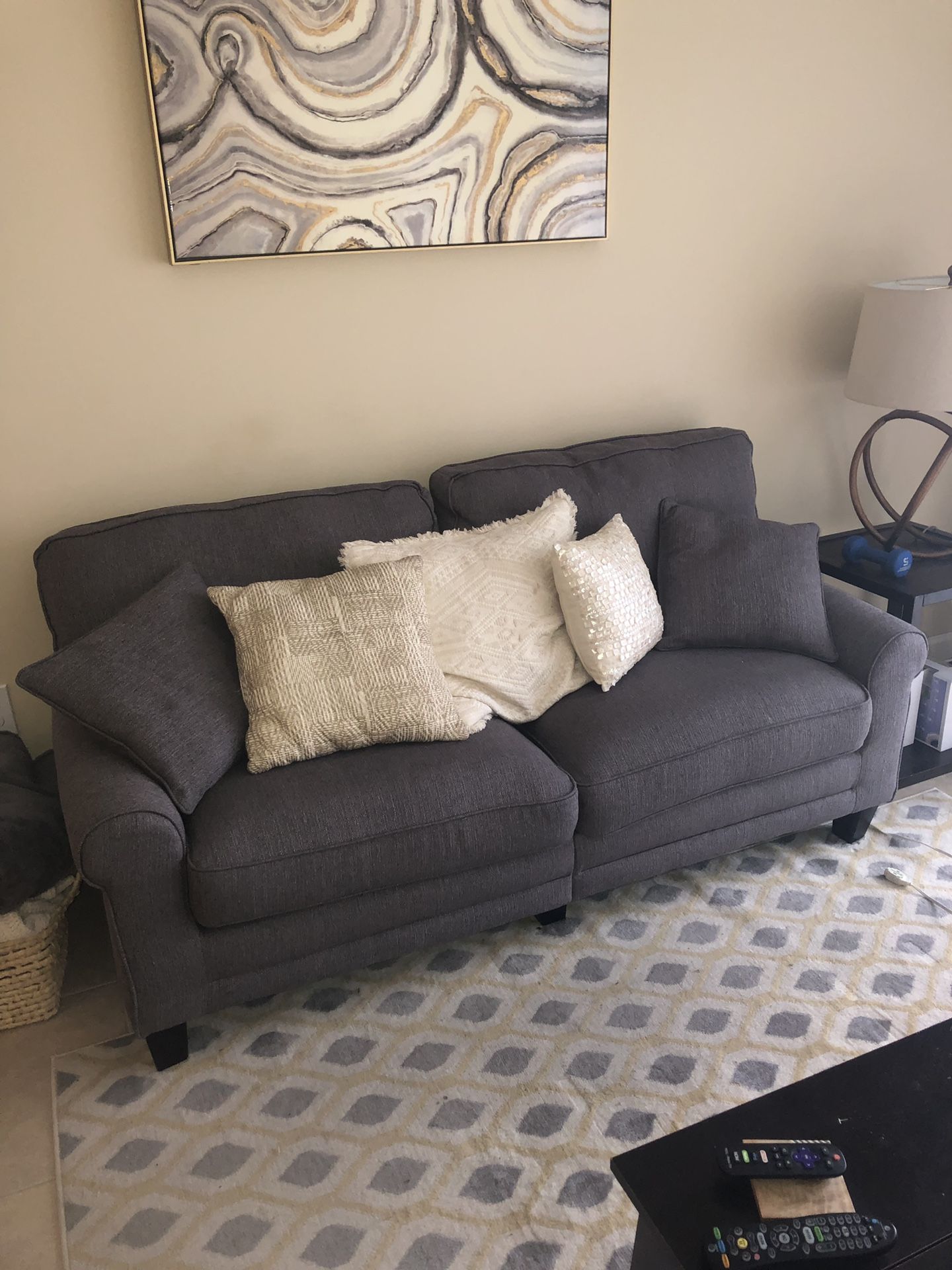 Grey couch