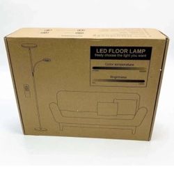 Stehlampe LED Dimmar mit Leselampe, Super