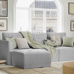 Sectional Sofa with Ottoman