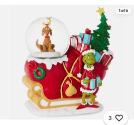 The Grinch and Max Christmas 🎄 Snowglobe