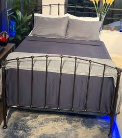 Arhaus Decorative Iron Full Size Bed Frame