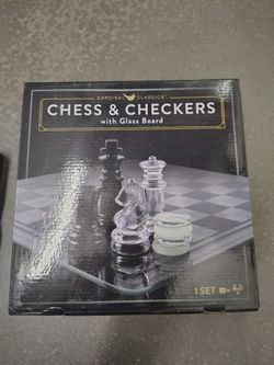 CHESS & CHECKERS HAME BOARD