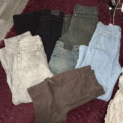 Men’s baggy jeans / jorts bundle