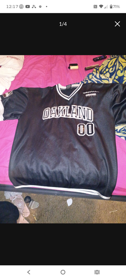 Oakland player #00 jersey XXL