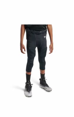 black Under Armour Gameday youth Armour Integrated Football Pants with built-in padding