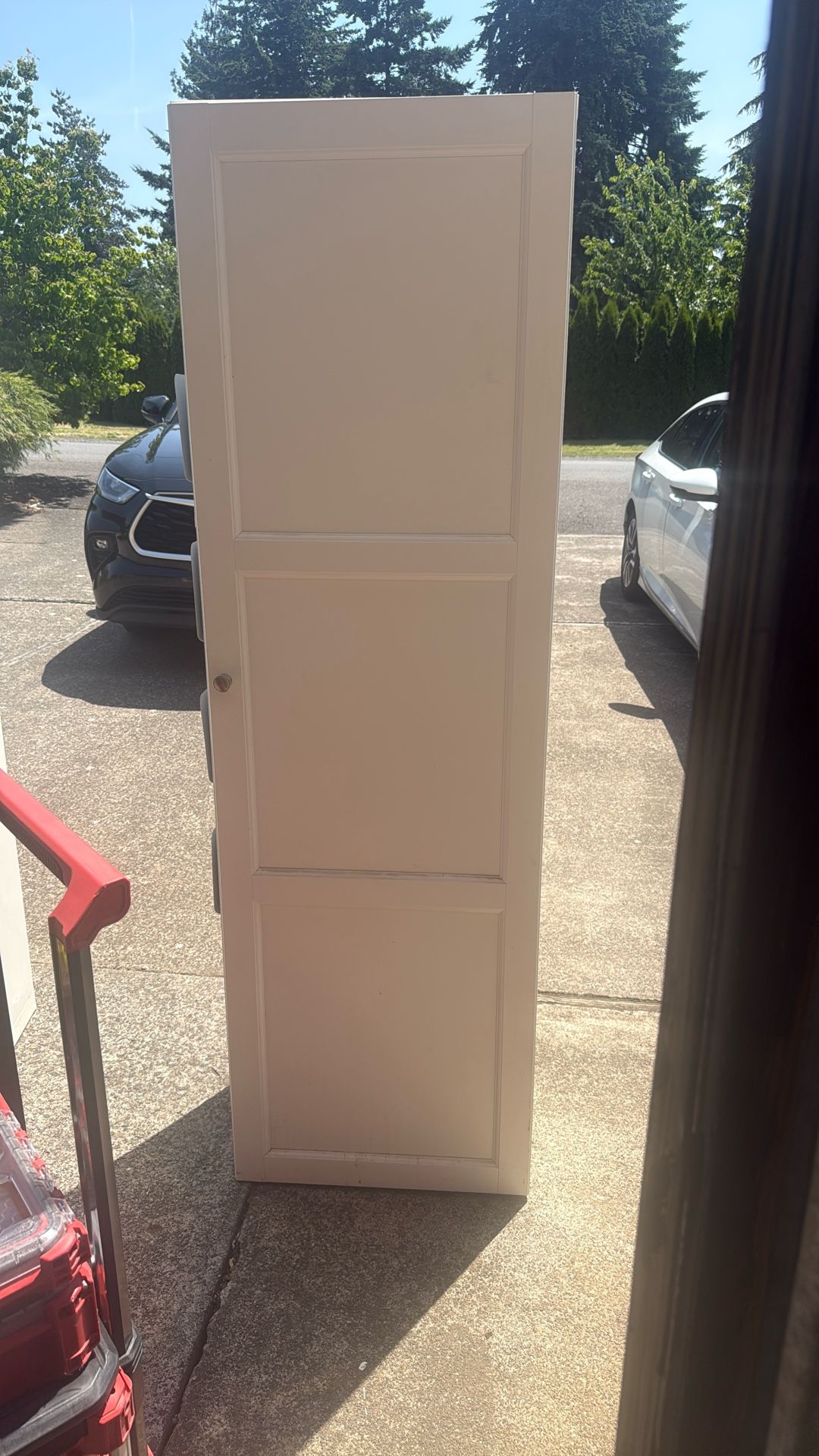 IKEA Shelf Cabinet 6 Ft High Lots Of Shelves