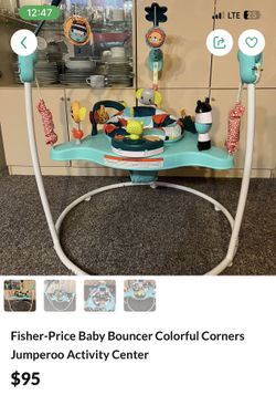 Fisher Price Baby Bouncer Colorful Corners