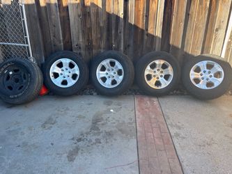 Chevy OEM Wheels and Tires Set of 5
