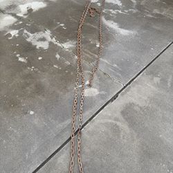 Heavy duty chain with two hooks