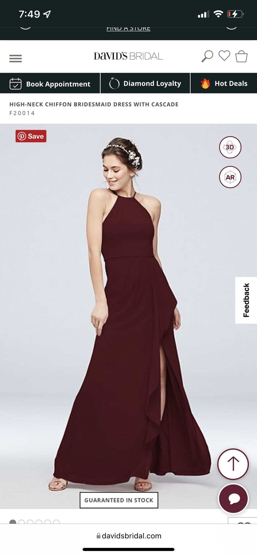 cowl neck chiffon bridesmaid dress Mint Green Cowl Neck Ruched Slit Sheath Chiffon Bridesmaid Dress main image 1