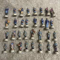 Civil War Chess Pieces
