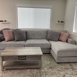 Jerome's Gray Couch 