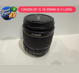 Canon EF-S 18-55mm f/3.5-5.6 IS II Lens – Good Condition