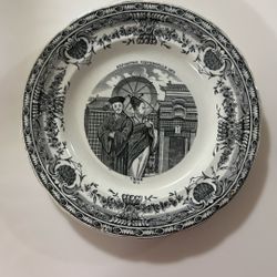 Antique 1878 Gien Plate – “Chine No.1”