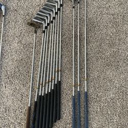 Complete Golf Set – Northwestern Nancy Lopez + Woods + J.C. Snead Putter