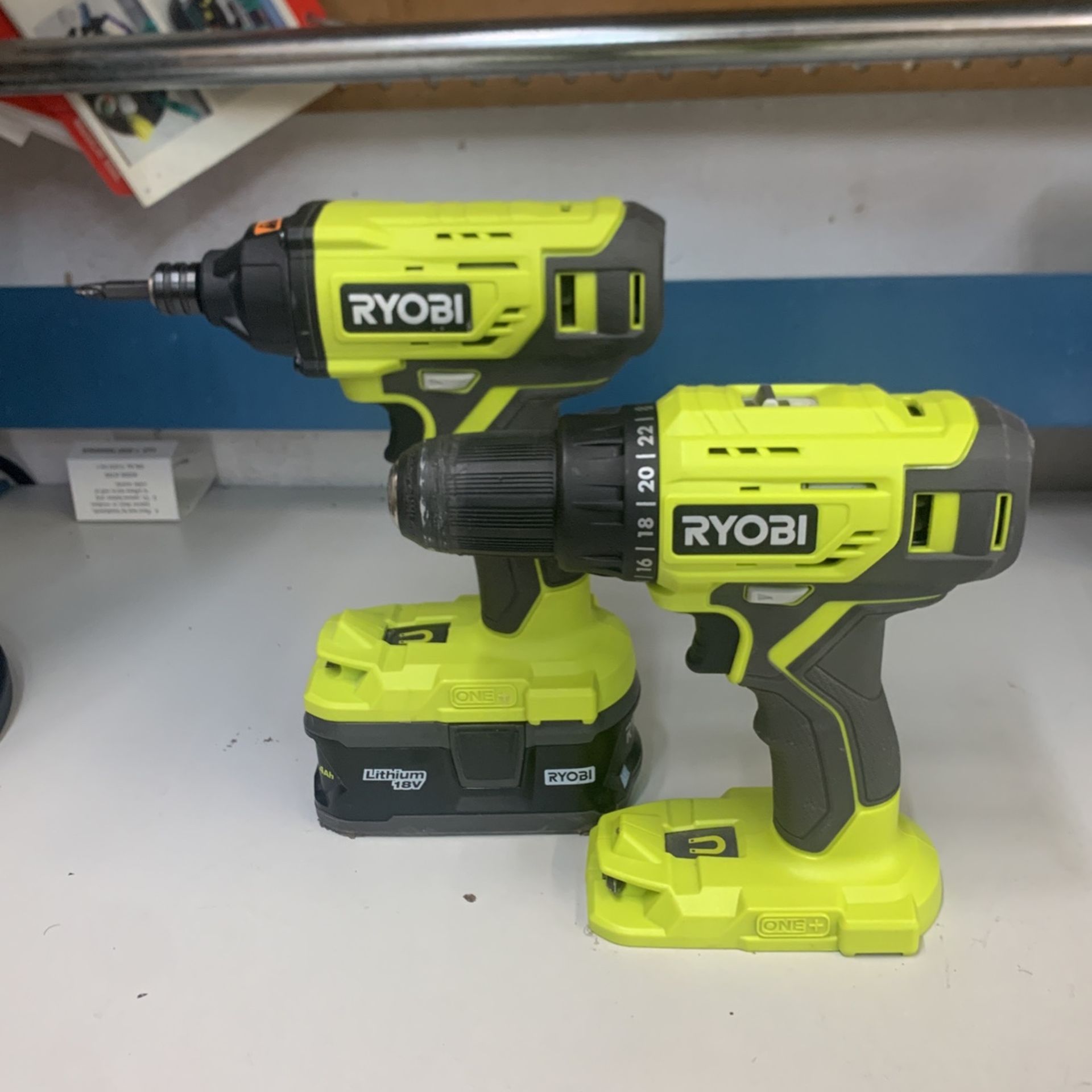 Ryobi Cordless impact Combo