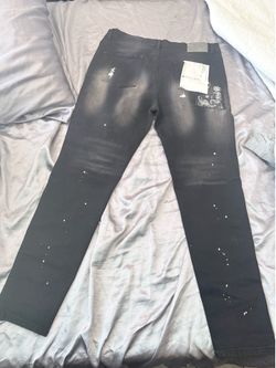 Purple jeans