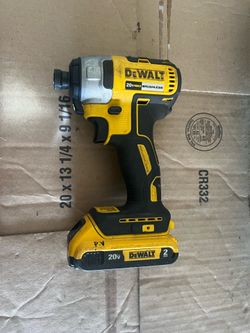 Dewalt 20v impact with 2ah battery