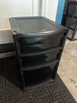 3 drawer storage bin