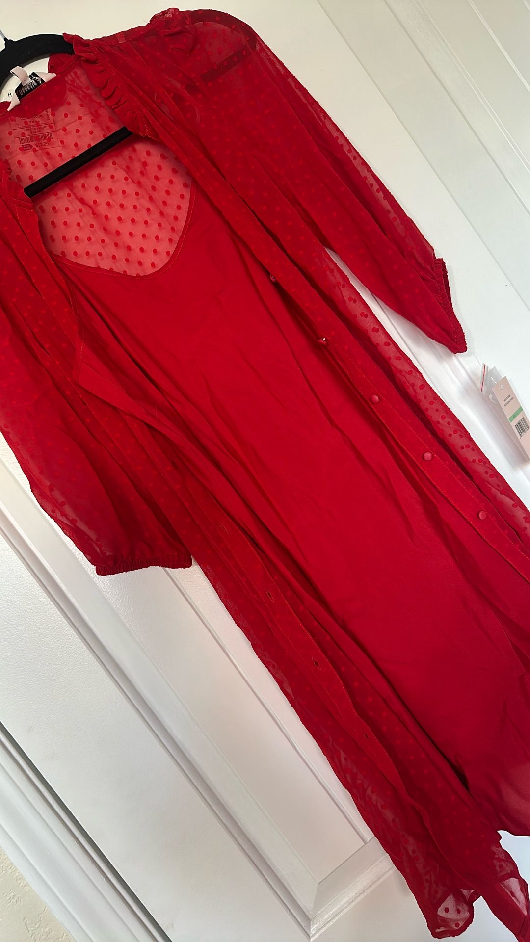Red Dress With Cover