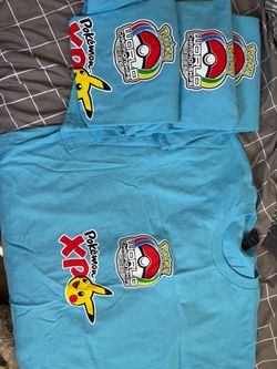 Pokemon worlds staff T shirts