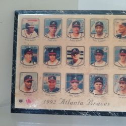 1992 Atlanta Braves Plaque 