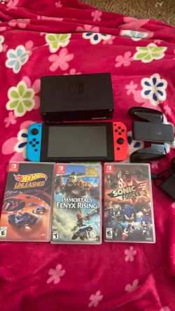 Nintendo switch with games