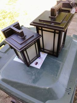 2) Light fixtures