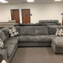 Ashley Sectional $10 Down Payment And Financing Available
